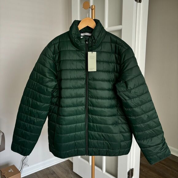 Goodfellow & Co Men's Lightweight Puffer Jacket - Green Size Large NEW - Picture 1 of 10